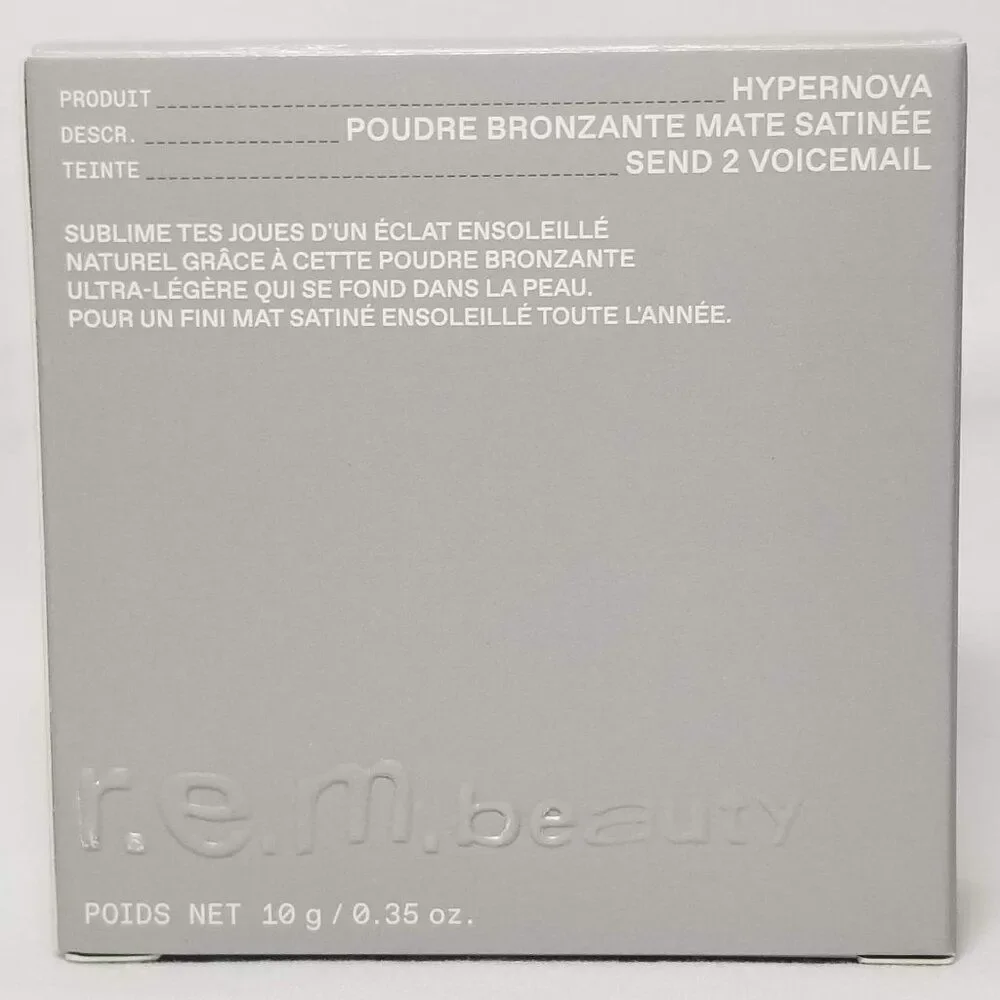R.E.M. Beauty - Hypernova Satin Matte Bronzer - Send 2 Voicemail